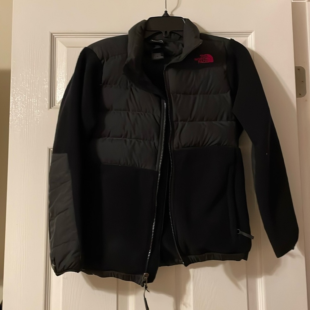 Black North Face Fleece Puffer
